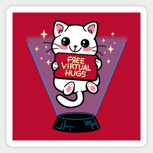 free Virtual Hugs Magnet